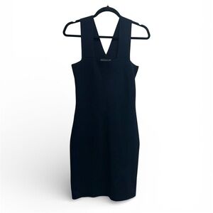 knee length dresses for ladies White Halter Mini Dress - Lace Trim Dress main image 0